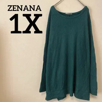 익명 배송 ZENANA [ 1X ] 리브 긴팔 상의 틸
