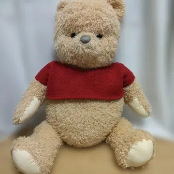 리얼 사이즈 봉제 인형 푸와 어른이 된 나 푸우 디즈니 약 63cm