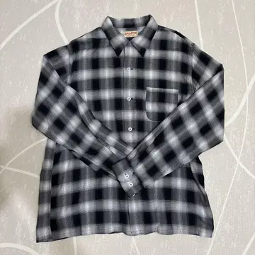 Sugar Cane & Co. 레이온 체크 셔츠 X-LARGE