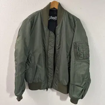 Schott MA-1 플라이트 자켓 카키 샷 프리 사이즈