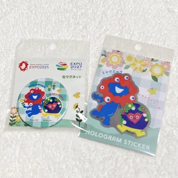 먀쿠먀쿠 뚱뚱뚱 홀로그램 스티커 캔 마그넷 박람회