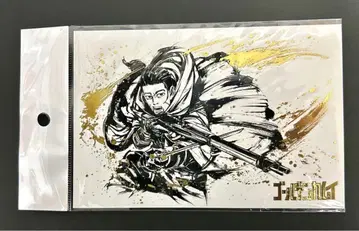 골든 카무이 먹그림 금박 엽서 오가타 햐쿠노스케