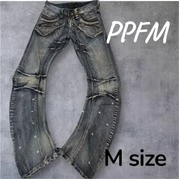 PPFM 청바지 도넛 빈티지 Y2K 그런지 입체 재단 데님