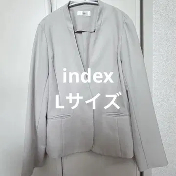 [ 새상품급 ] index 노카라 자켓 그레이