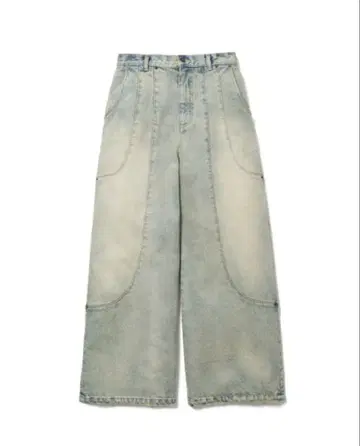 GOAT ESSENCE - TUCK WIDE DENIM PANTS