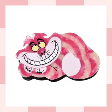 체셔 고양이 헤어 클립 축광 다이컷 CHESHIRE CAT