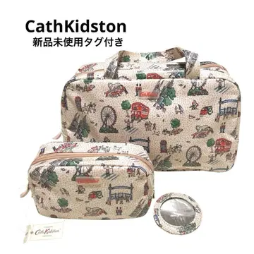 CathKidston 캐스키드슨 런던 핸드백 파우치 거울