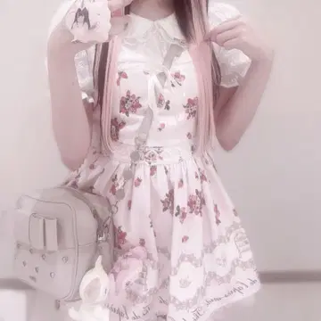 앙크루즈 애프터눈 티 프린트 세트업