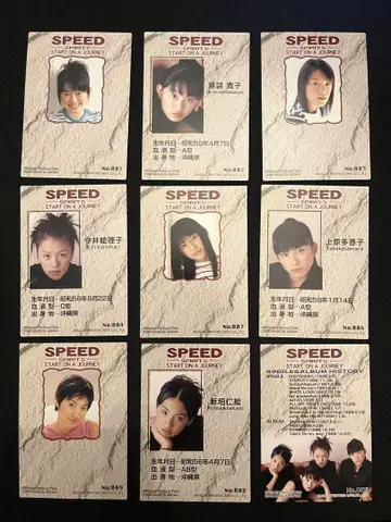 SPEED 히로 트레이딩 컬렉션 카드
