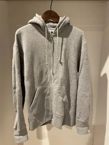 LOOPWHEELER x BEAMS 지퍼 후드티 L 그레이