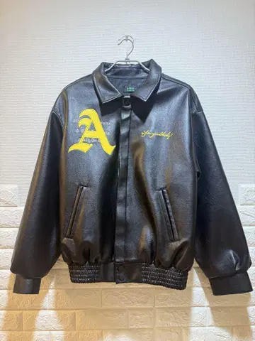 a few Good kids 블랙 가죽 자켓