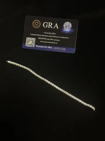 GRA 모이사나이트 테니스 팔찌