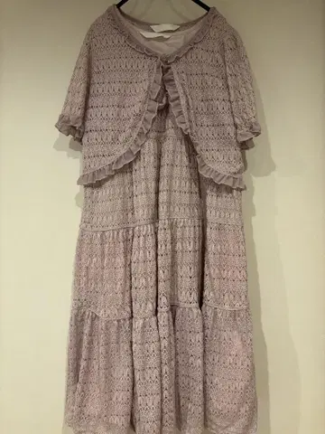 핑크하우스 셋업 원피스 볼레로