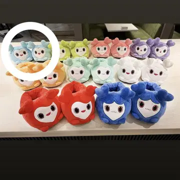 TWICE LOVELYS 봉제 인형 슬리퍼 GiGO 한정판 나연