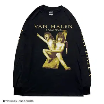 VAN HALEN 밴 헤일런 L 사이즈 긴팔 롱T셔츠 밴드T