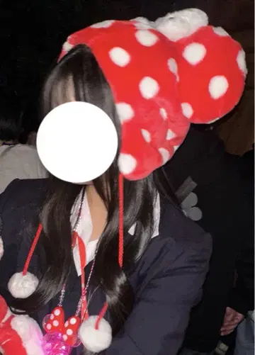 디즈니 팬캡 미니 도트 크리스마스