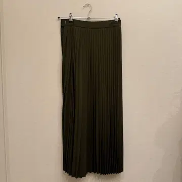 스티븐 앨런 플리츠 스커트 S 올리브