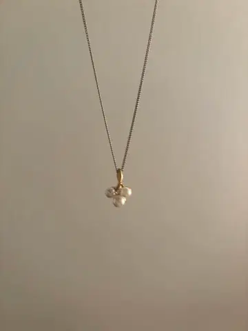 펄 목걸이 앤티크