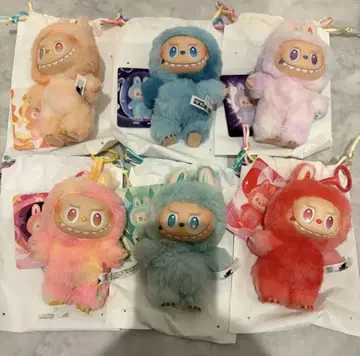 POP MART 봉제 인형 세트 전 6종 LABUBU