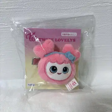 TWICE LOVELYS 봉제 인형 헤어핀 GIGO 모모