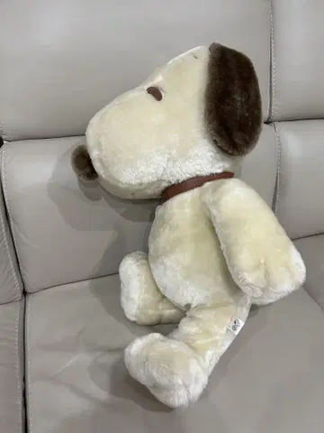 크림색 SNOOPY 봉제 인형, 약 40cm