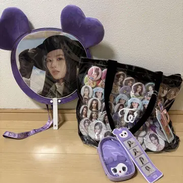 TWICE 사나 이타백 부채 세트