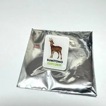 오사카 간사이 만박 스미토모관 시크릿 아크릴 핀 배지 사슴