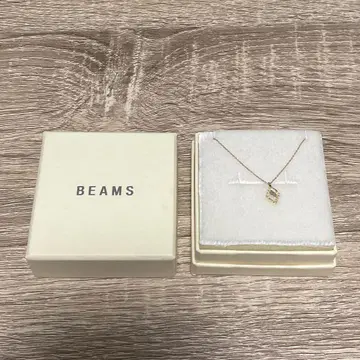 BEAMS 목걸이 심플한 작은 다이아 디자인