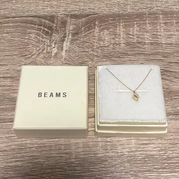 BEAMS 목걸이 심플한 작은 다이아 디자인