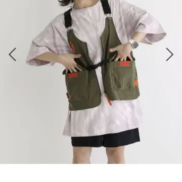 바야코 씨 페스티벌 베스트*카키*미사용 새상품