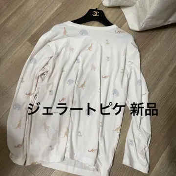 미사용 새상품 젤라또피케 긴팔 롱티 파자마 룸웨어 핑크