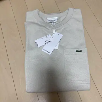 새상품 [ M ] LACOSTE 카노코 포켓 티셔츠 라코스테 공식 스톤