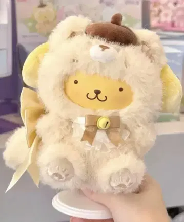 miniso 중국 한정판 폼폼푸딩 봉제 인형 여우섬 FOX island