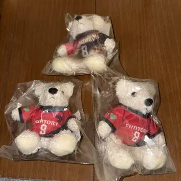 유니폼 베어 봉제 인형 3체 세트