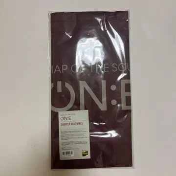 MAP OF THE SOUL 쇼퍼백 와인