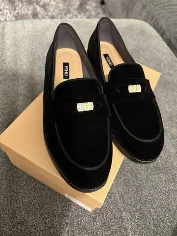 OHGA 코인 로퍼 블랙 24cm