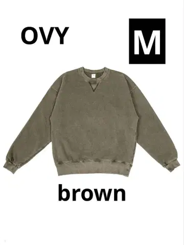 OVY Pigment Damage Processing Crew Neck