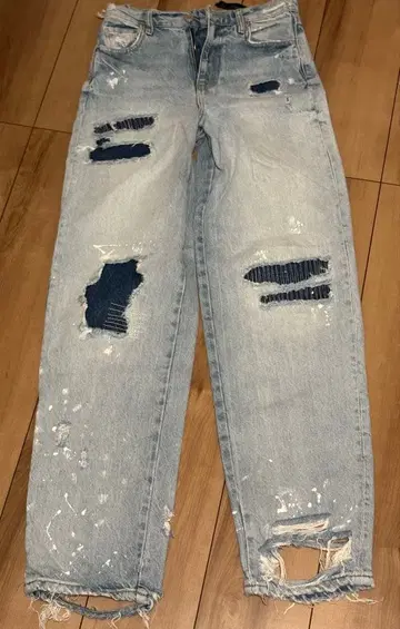 ZARA 데미지 데님 팬츠 EUR 32