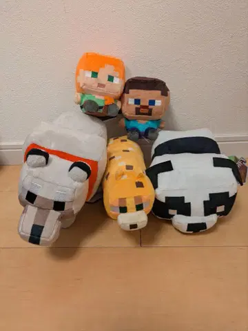 Minecraft 마이크라 봉제 인형 5체 세트