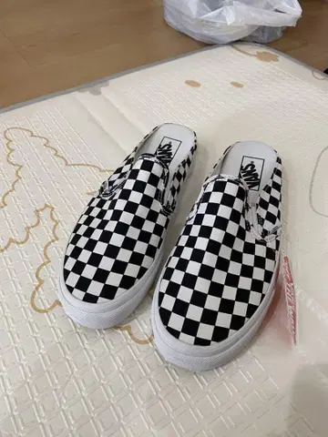 Vans 체커보드 슬립온 스니커즈