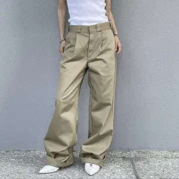 ok.soon x dickies wide chino pants