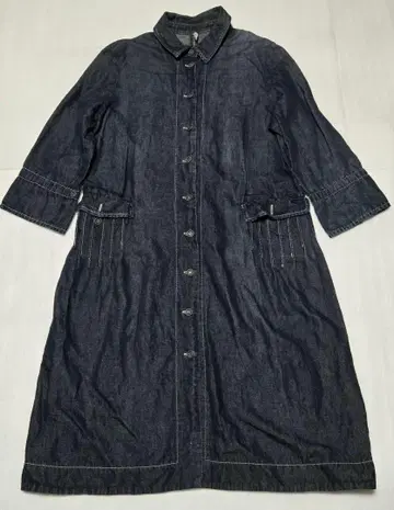 네네 다크 데님 7부 소매 원피스 일본제 군언당