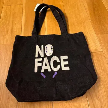 센과 치히로의 행방불명 데님 토트 가오나시 스튜디오 지브리 NO FACE
