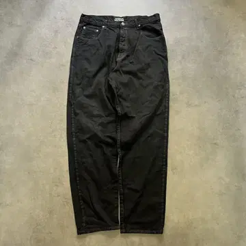 90s GUESS 게스 블랙 데님 팬츠 후염