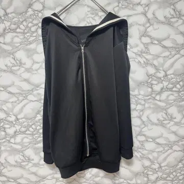 세일러 카라 블루종 후드티 빅 실루엣