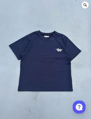 9090 로고 도트 T 네이비