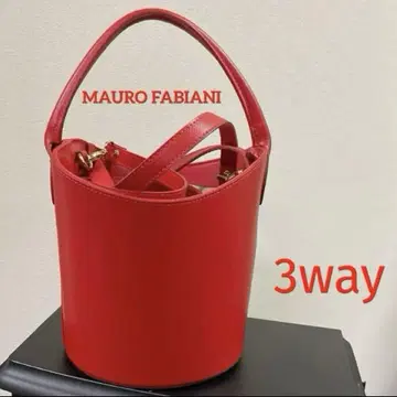 MAURO FABIANI 레드 3way 숄더백