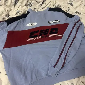 캔디 스트리퍼 블루 트레이닝복
