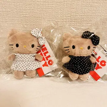 새상품 2개 me% 로리즈팜 일광화상 키티 키링 도트