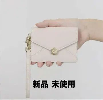MARY QUANT 마리콴트 씨링 데이지 레터 싱글 카드 지갑